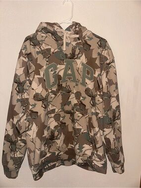 Adult Large Gap Camo VintageSoft Arch Logo Hoodie